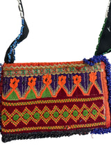 Afghan Purse with 19 inch black strap