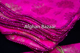Hot Pink Henna Wrap with Mirror Cover and Koran Cover - Afghan Bazaar