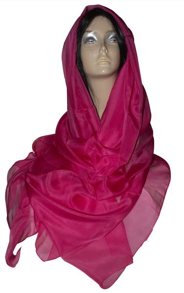 100% Chiffon Silk Scarf - Afghan Bazaar