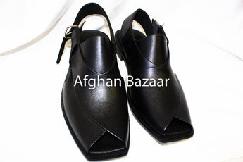 Men's Black Sandals - Afghan Bazaar