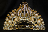Gold Plate Napkin Holder - Afghan Bazaar