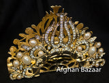 Gold Plate Napkin Holder - Afghan Bazaar
