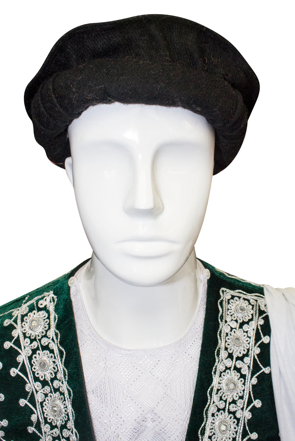 Afghan Hat Pakol - Black - Afghan Bazaar