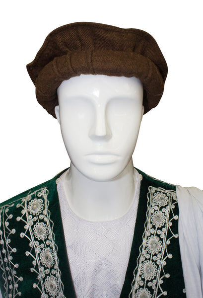 Afghan Hat Pakol - Brown - Afghan Bazaar