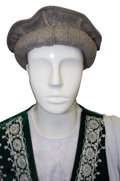 Afghan Hat Pakol- Gray - Afghan Bazaar